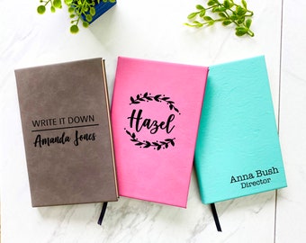 Leather Journal| Engraved Journal| Office Gift| Journal| Notebook| Custom Notebook