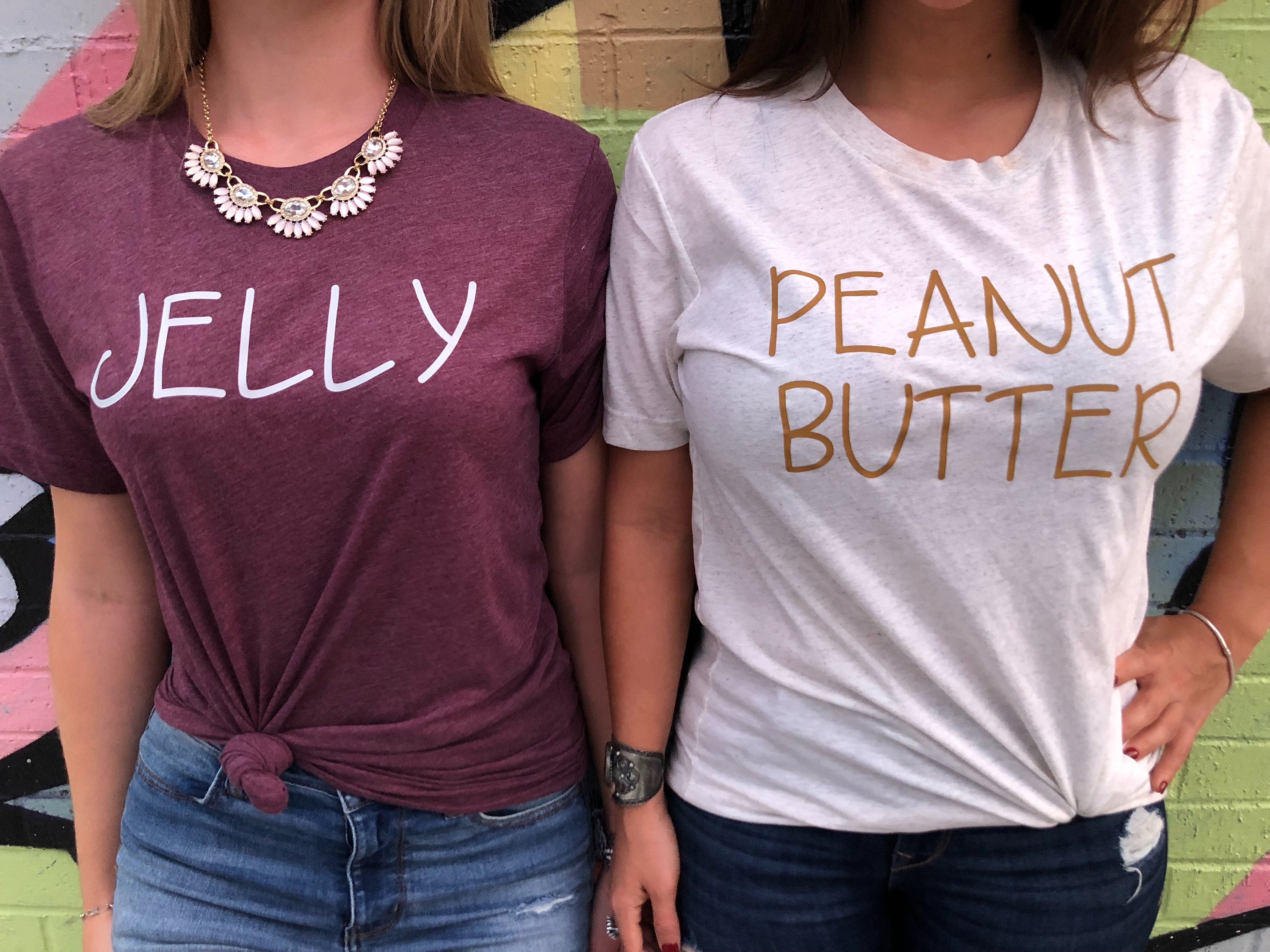 Discover Best Friends Shirts. Peanut Butter and Jelly.