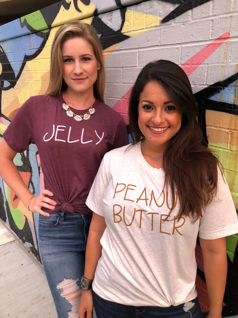 Best Friends Shirts. Peanut Butter and Jelly. | Etsy
