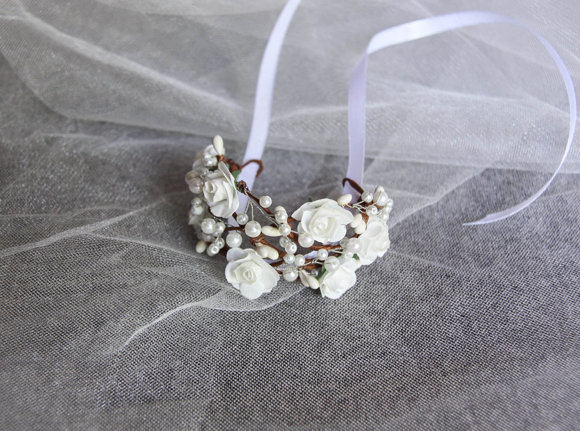 Wrist Corsage Flower Girl Accessories Wrist Corsage Etsy