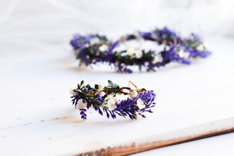 Violet Bridesmaids Wrist Corsage Lavender Wrist Corsage Flower Girl Accessories Flower Hand Bracelet Bridesmaids Flower Accessories