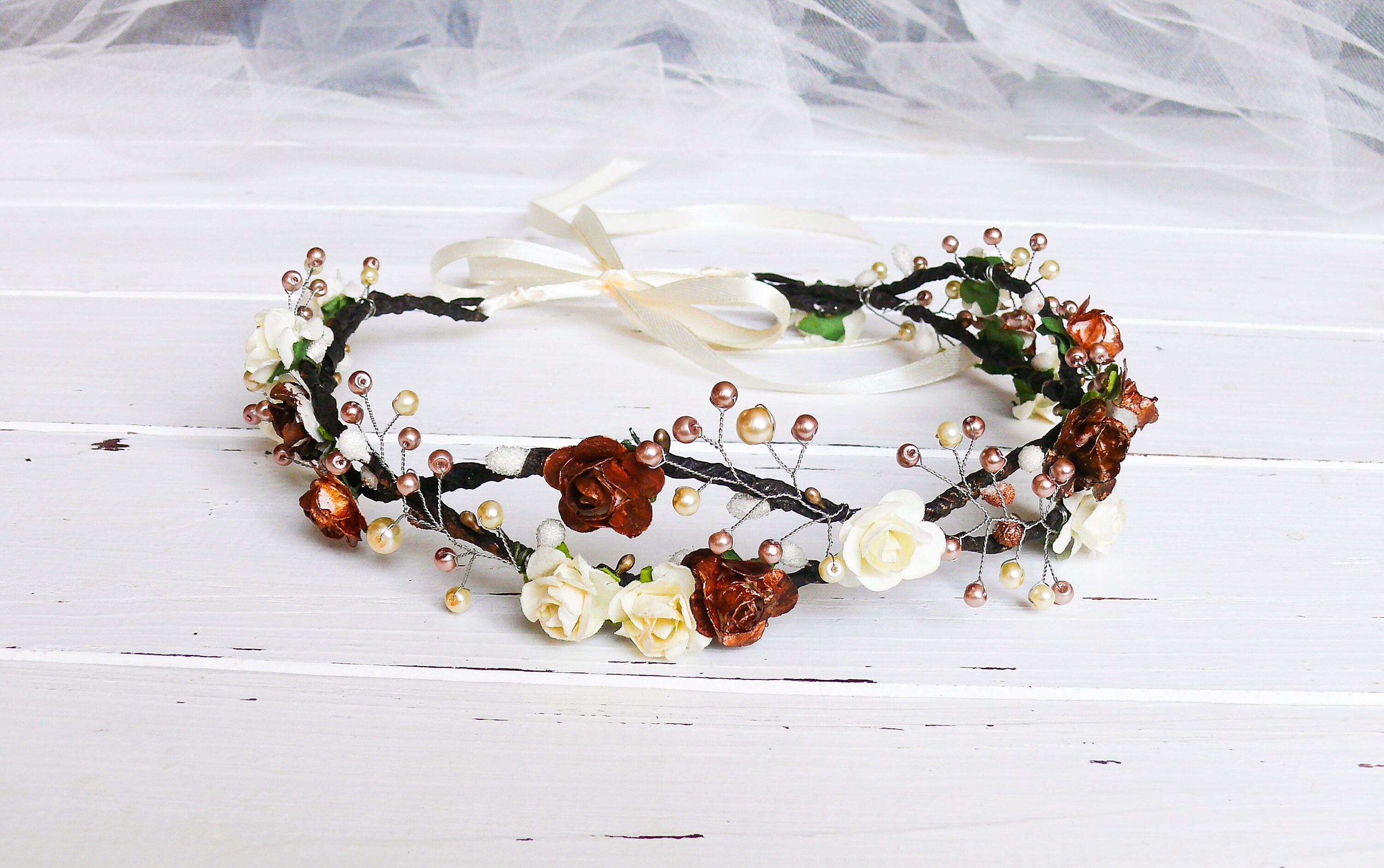 Amerie Flower Girl Crown main image 1