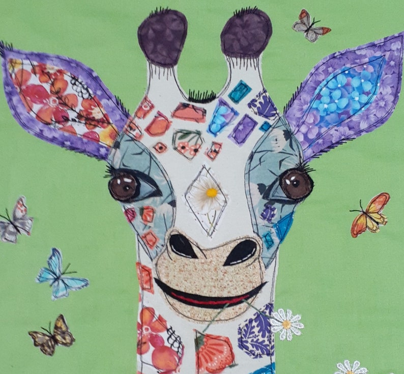 Giraffe Applique Pattern: Wild Animal Quilt Block (PDF Pattern) - Etsy
