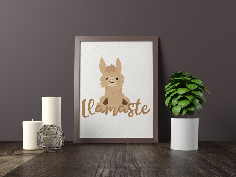 Download Llamaste SVG DXF digital download JPEG clip art Files | Etsy
