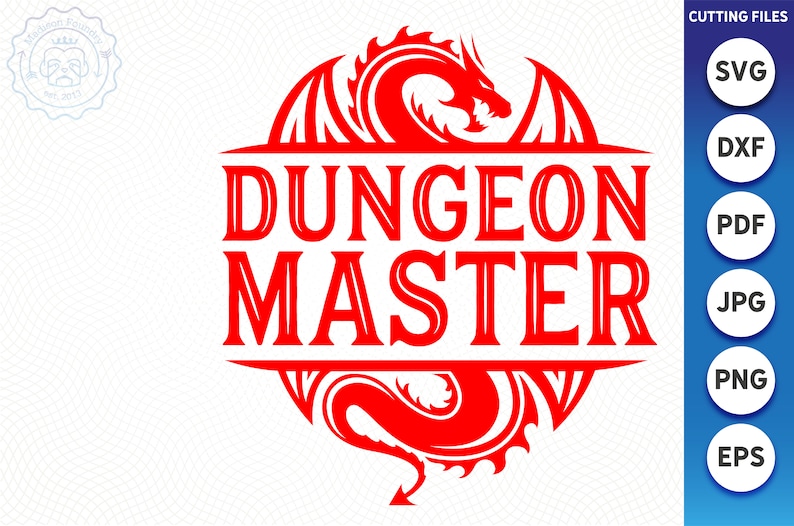 Dungeon Master SVG DXF digital download JPEG clip art | Etsy
