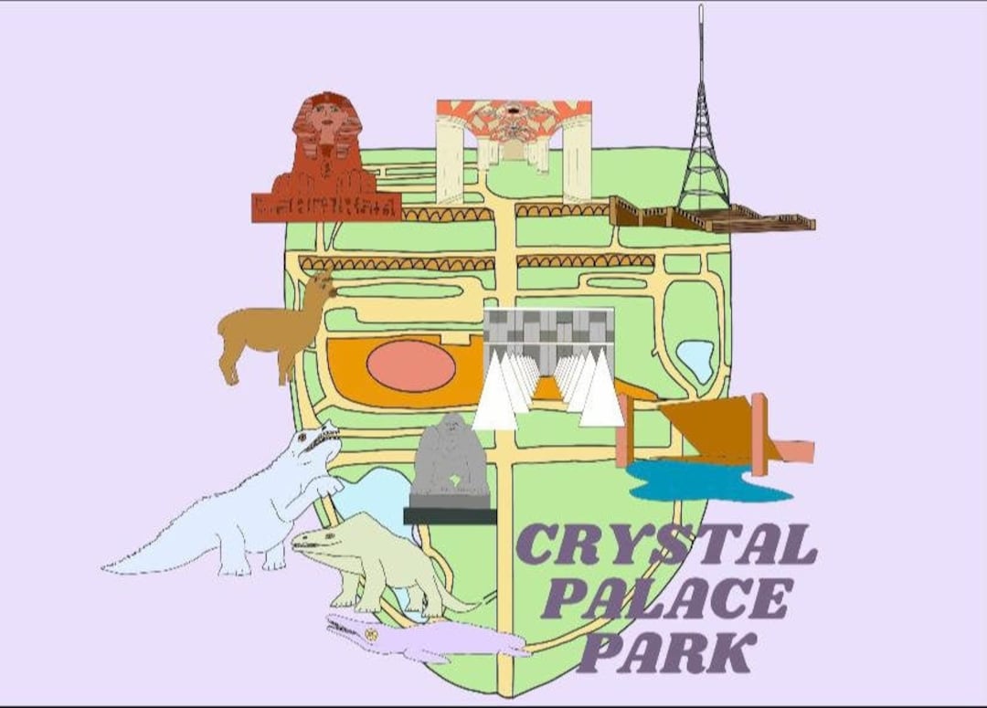 Crystal Palace Park Giclee Print South East London, Bromley, Crystal ...