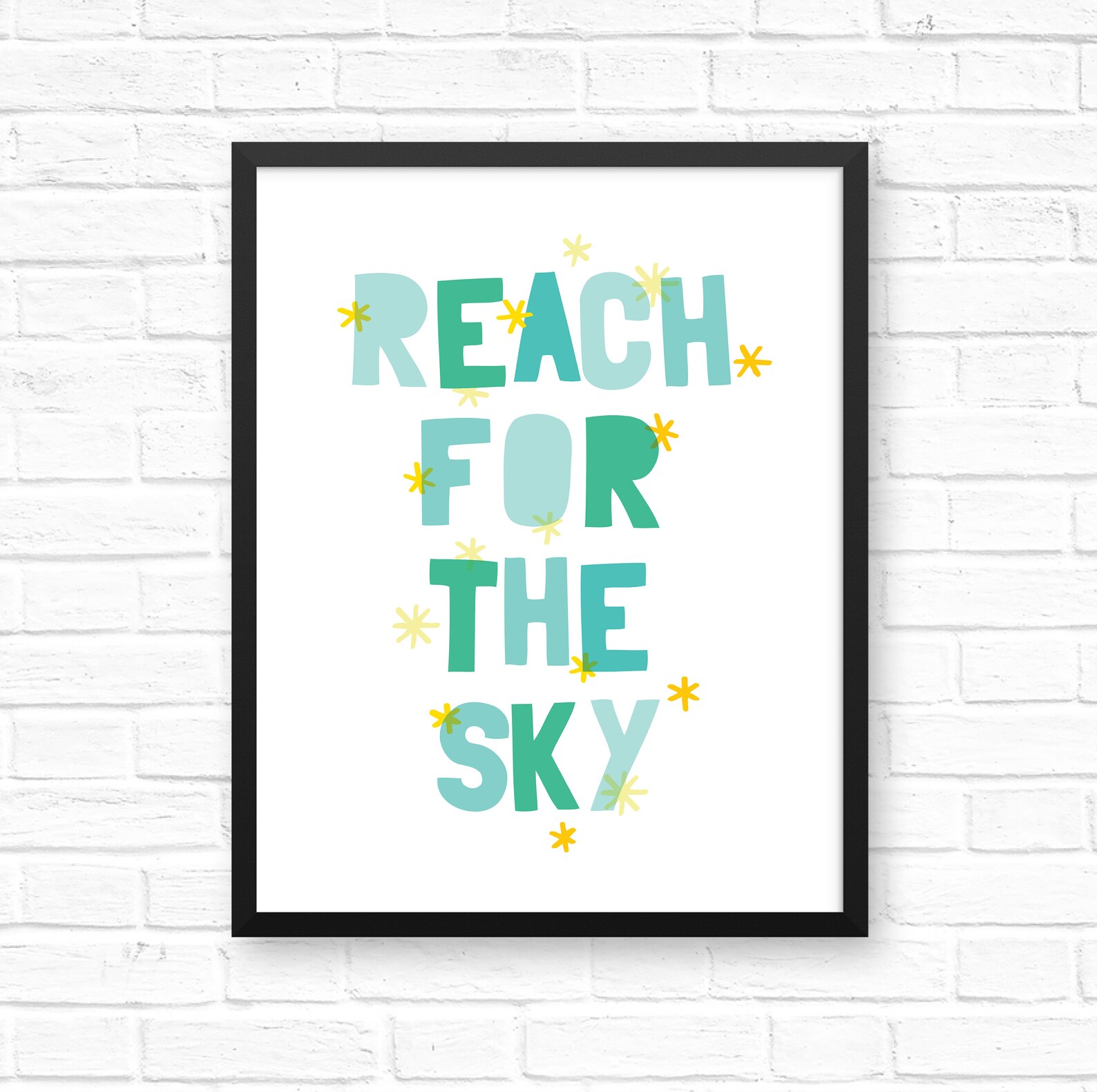 Reach for the Sky Toy Story Quote Kids Printable Art Etsy