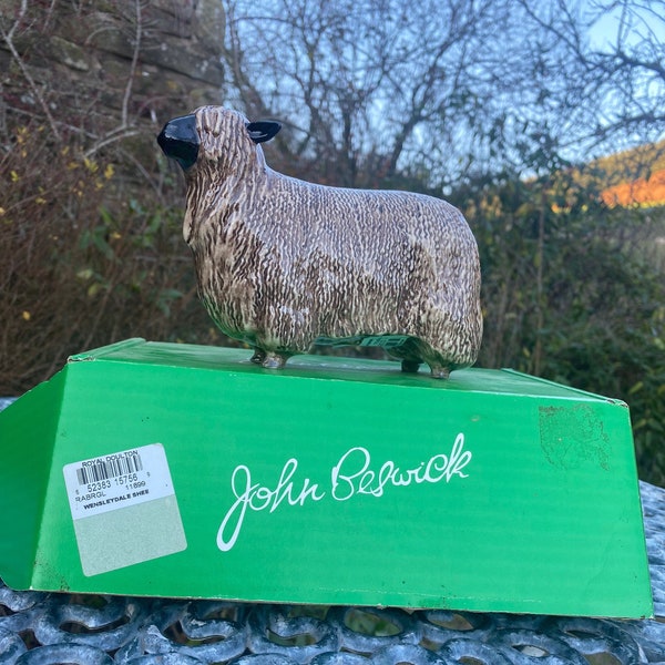 Highly Desirable Beswick Rare Breeds Wensleydale Sheep Nos 4123 issued 2001-2002 only!
