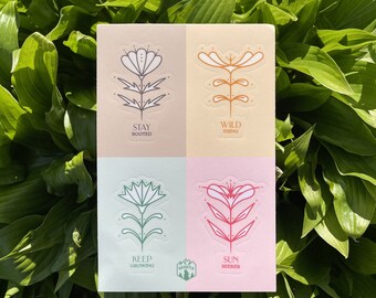 Floral Sticker Sheet
