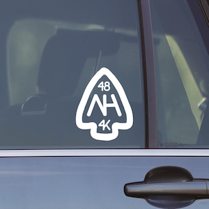 New Hampshire 48 4K Hiking Decal