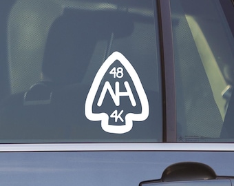 New Hampshire 48 4K Hiking Decal