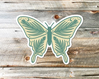 Fern Butterfly Sticker
