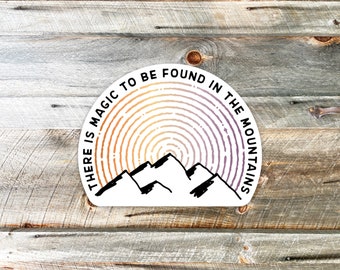 Magic in the Mountains Sticker