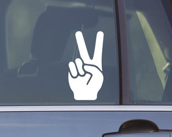 Peace Hand Decal