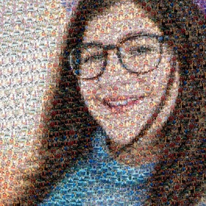 Customized Mosaic Collage Photo - Personalized Birthday, Bar/Bat Mitzvah, Anniversary, Wedding present