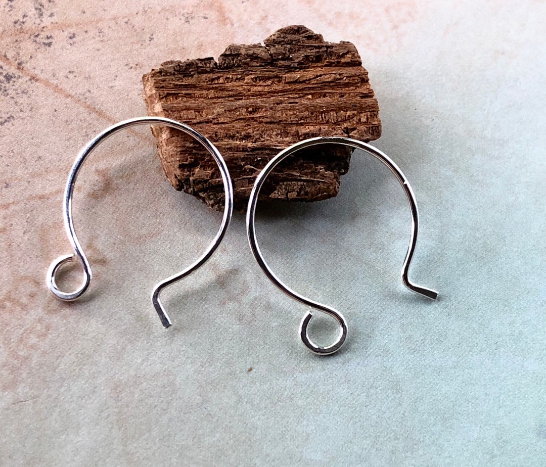 Handmade Sterling Silver Ear Wires: 20 Gauge, Jewelry Making (pair)  Australia