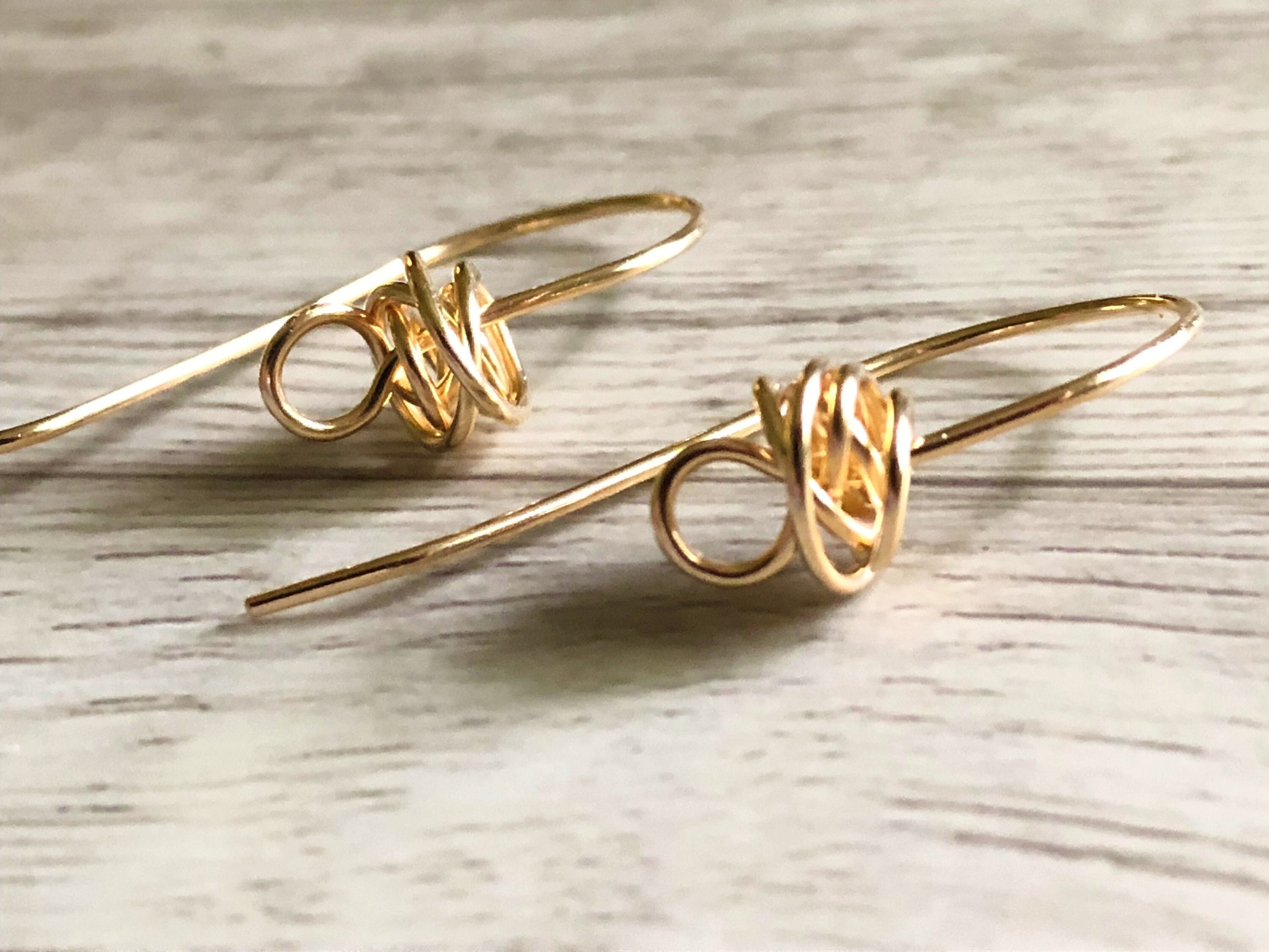 Handmade Gold Filled Ear Wires: Tumbleweed French Earring Findings