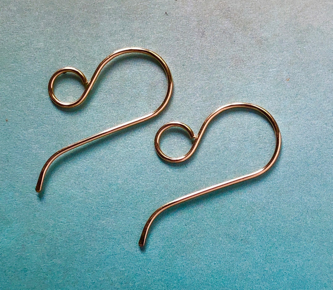 Gold Filled Ear Wires, French Hook Handmade Ear Wires, Gold Filled Ear