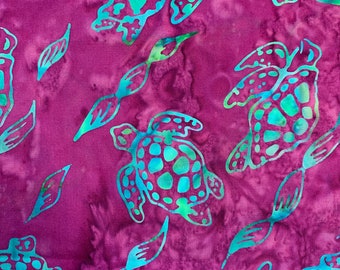 pix Batik Sea Turtle Fabric etsy