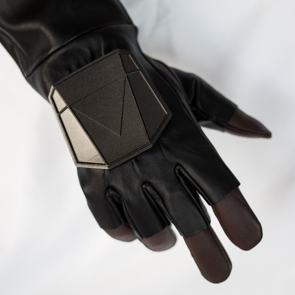 Boba Fett Gloves cosplay Mandalorian Star Wars costume 3D printed armored gloves