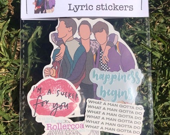 JONAS BROTHERS stickers | happiness begins | stickers |
