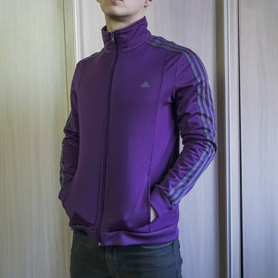 adidas purple track suit