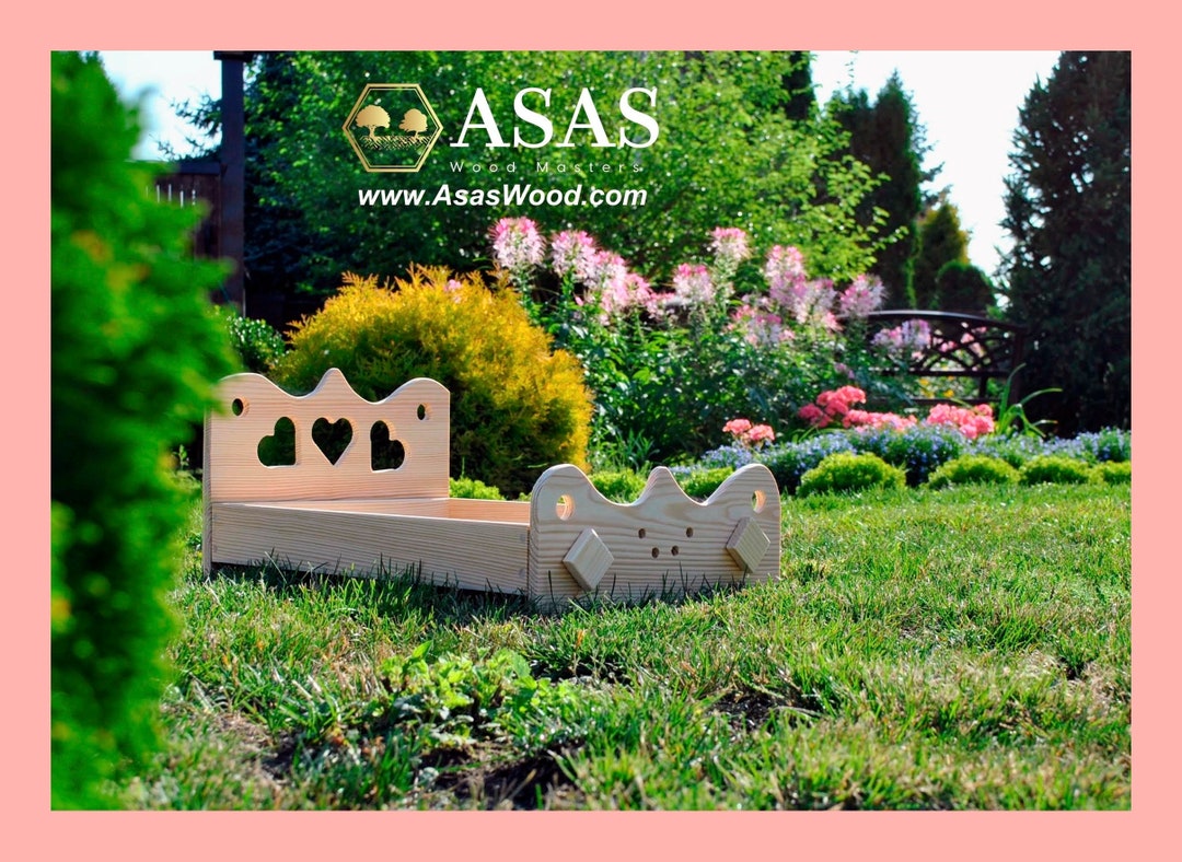 Rabbit Bed, Bunny Wooden Handmade Bed, Made by Asaswood Etsy