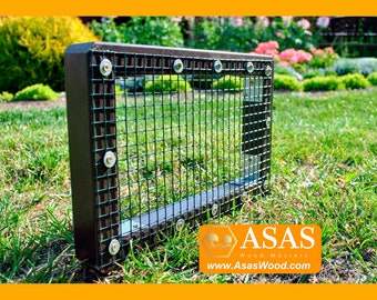 Wire mesh insert for rabbit litter box, Waterproof, Wire mesh grate, made by AsasWood