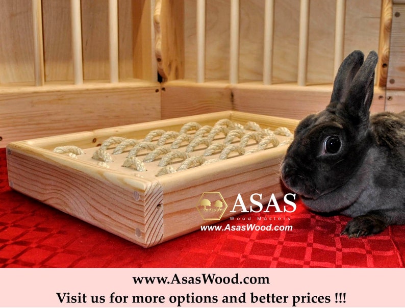 Bunny Rabbit Digging Box Digging Platform Rabbit Toys With Etsy Canada