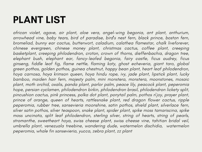 Cartões de cuidados com plantas, etiquetas de plantas, etiqueta de instruções de cuidados com plantas para impressão interna, presente de cuidador de plantas, planejador de plantas, etiqueta de jardim de plantas de casa imagem 2