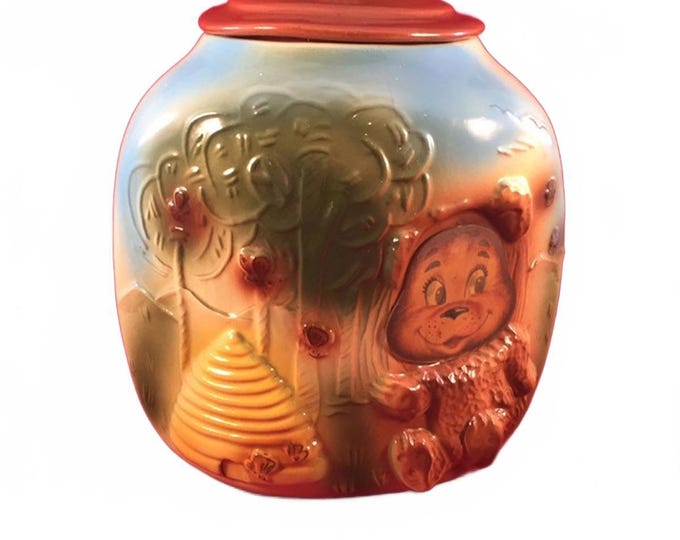 American Bisque Vintage Honey Bear Cookie Jar – Collectible Ceramic Kitchenware