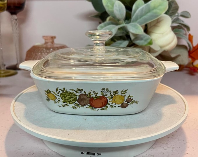 Vintage CorningWare Spice of Life Petite P-41-B dish (1 and 3/4 cup)