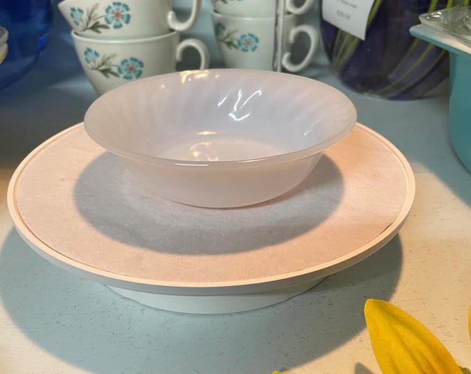 Fire KIng Blue Swirl Berry Bowl