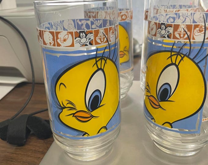 Tweety Bird Drink Glasses