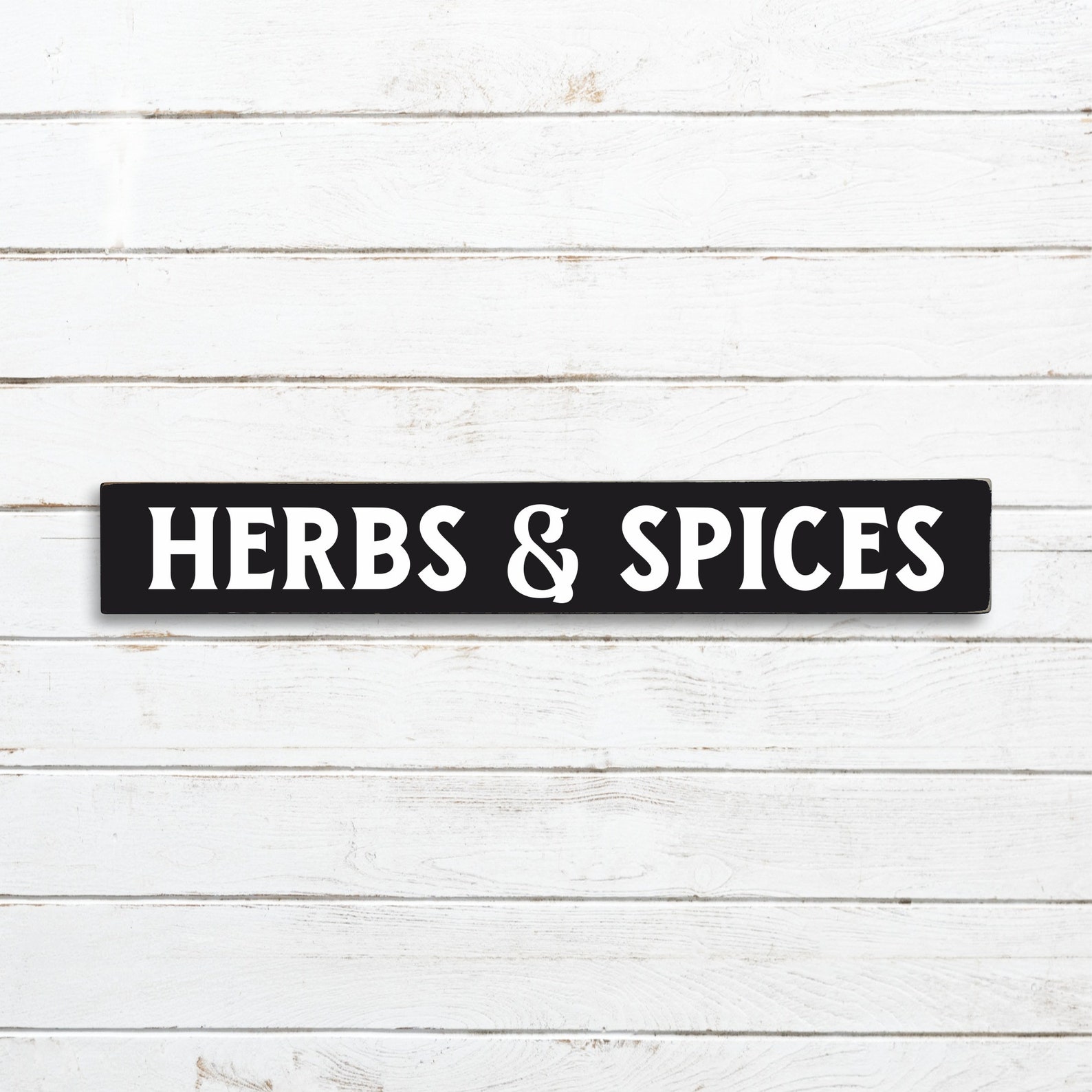 Herbs and Spices Sign herb signs handcrafted sign pantry Etsy