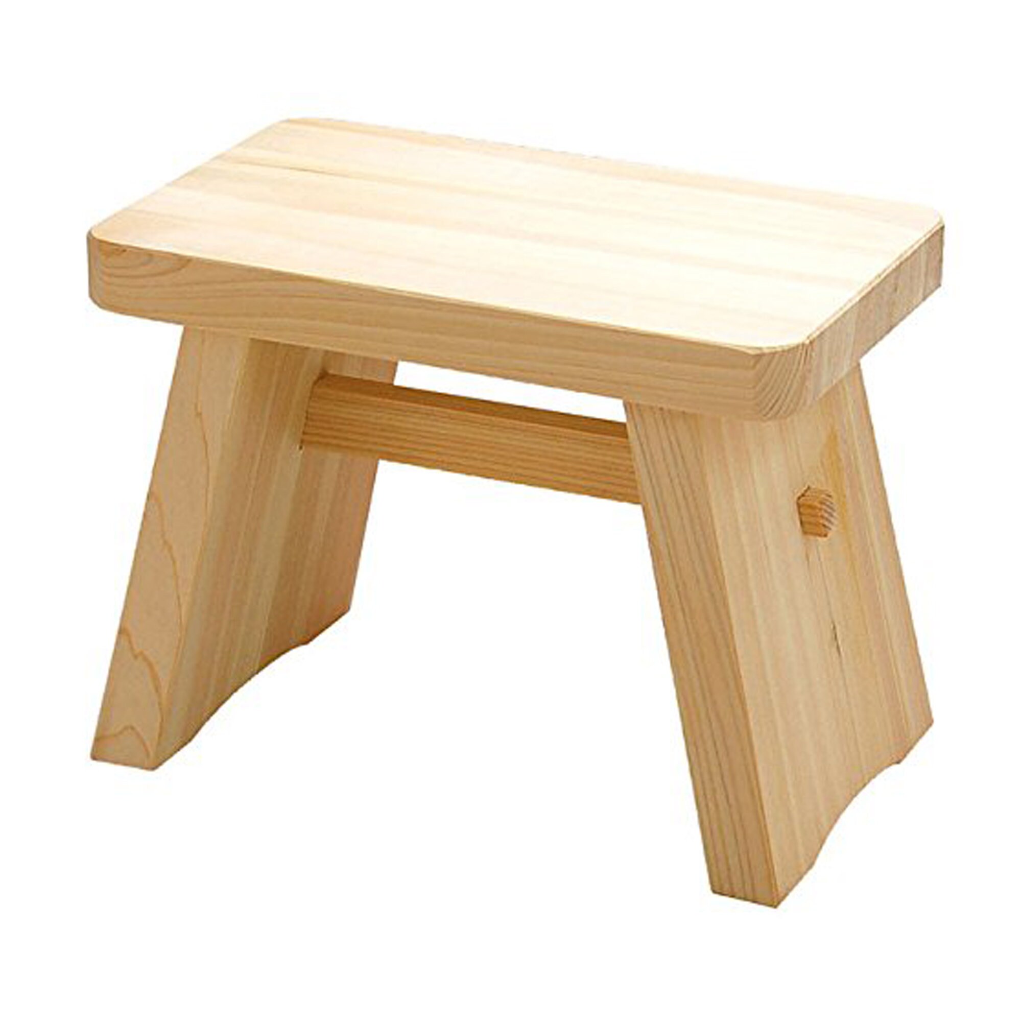 Hinoki Pure Wood Bath Stool Large Naturally Antibacterial Etsy