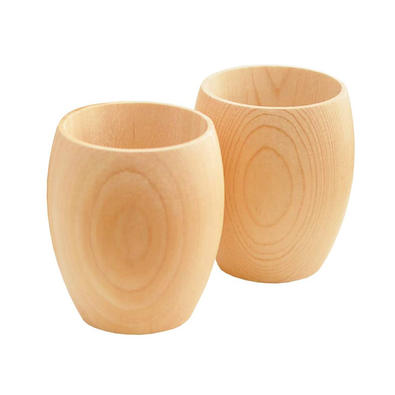 Japanese Traditional Wooden Sake Cups Set of 2 Handmade in Etsy