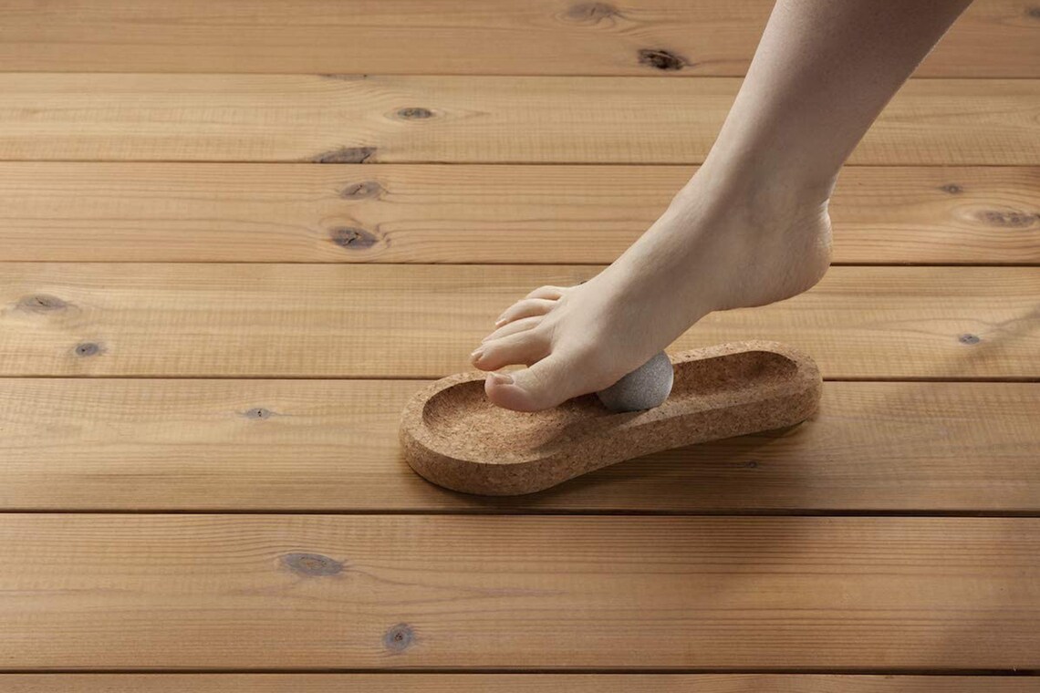 Foot Reflexology Kit 100 Natural Finnish Carelian Soapstone Etsy