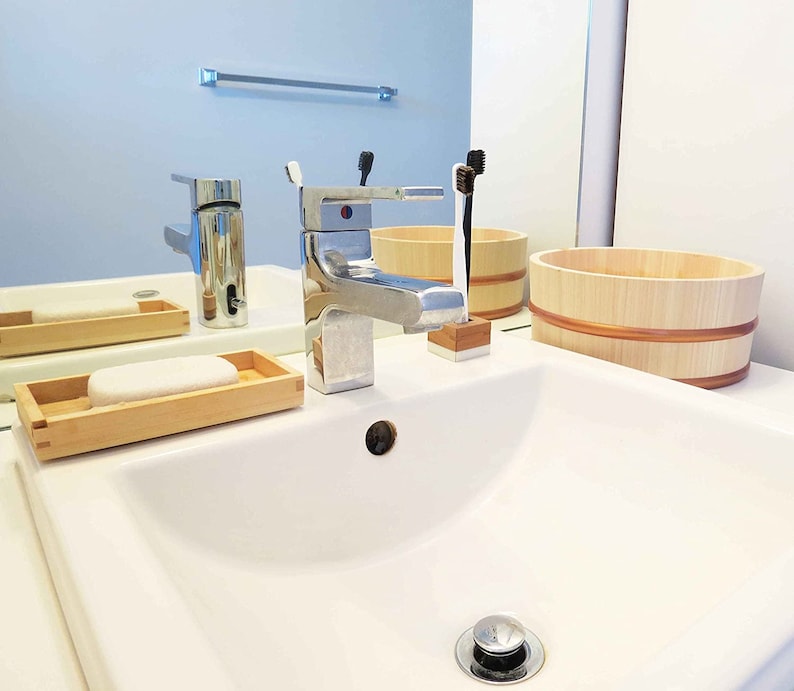 Japanese Hinoki Bath Bucket - Thumbnail 4