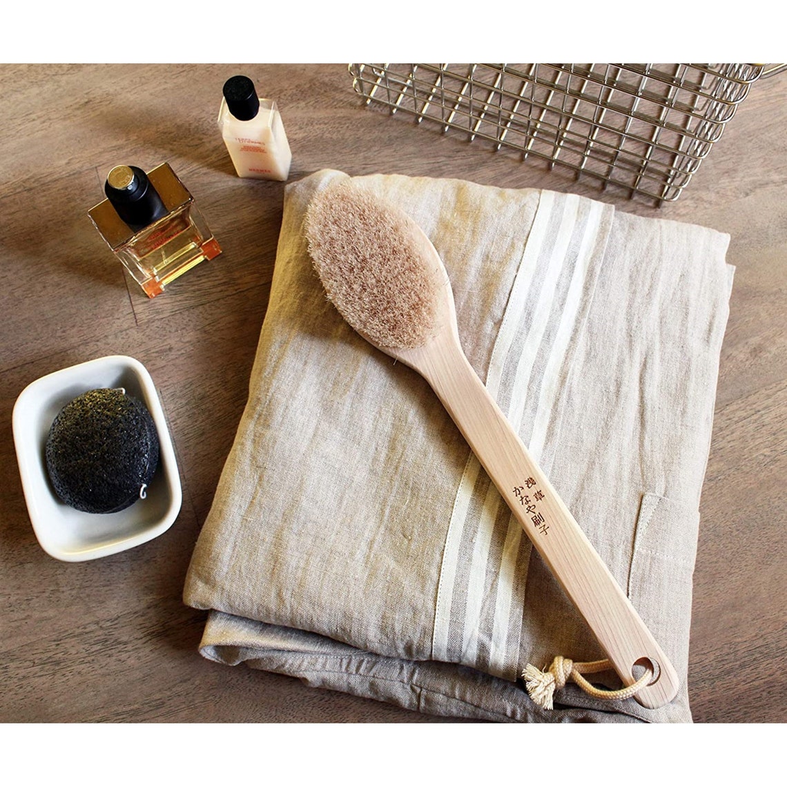 Japanese Body Brush for Bath or Dry Brushing Exfoliation Etsy