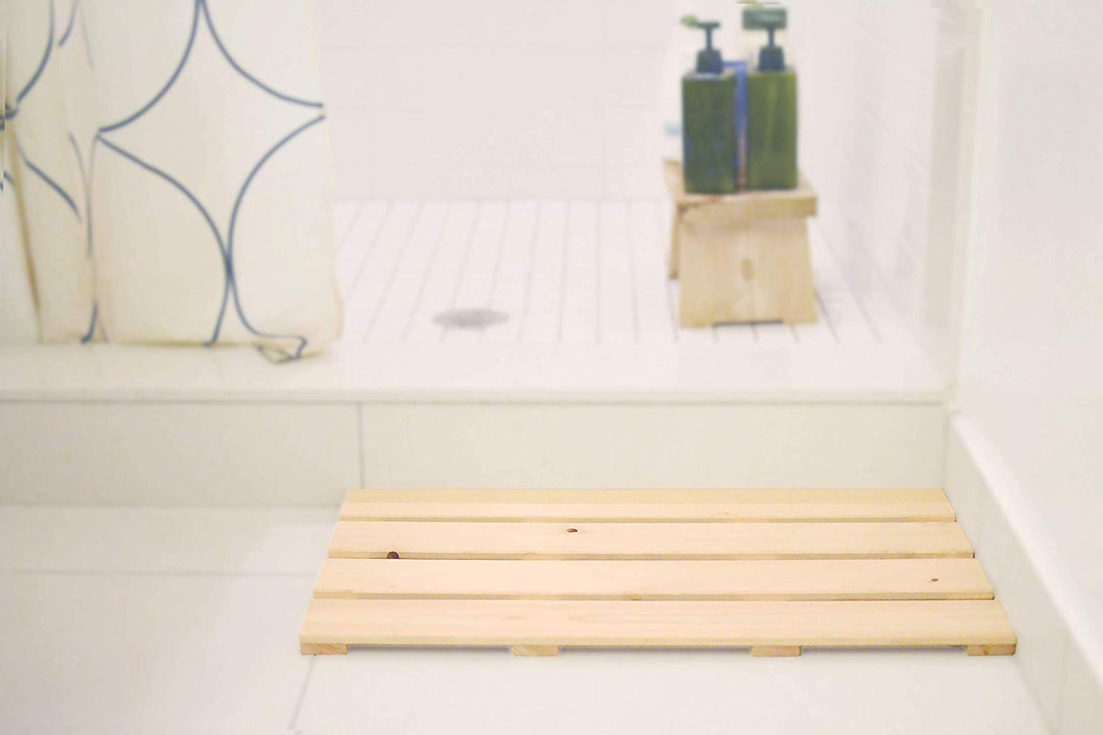 Hinoki Wood Shower and Bath Floor Mat Large Made in Japan Etsy