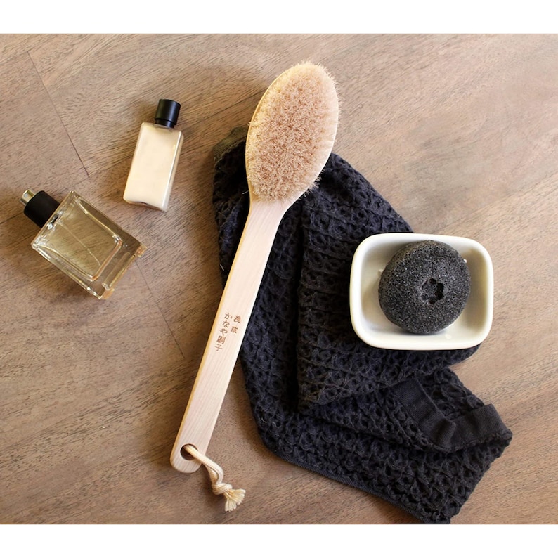 Japanese Body Brush for Bath or Dry Brushing Exfoliation Etsy