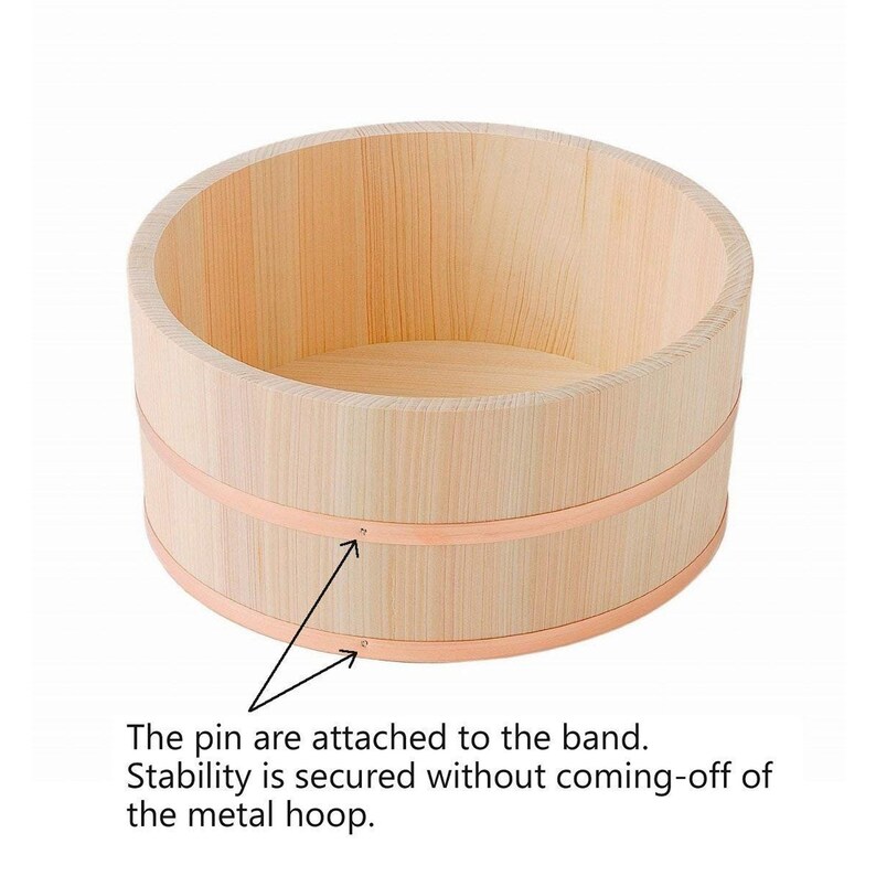 Hiba Wood Bath Stool and Sawara Pure Wood Bath Bucket Set Etsy