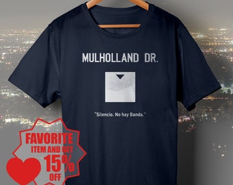 Mulholland Drive directed by David Lynch with Naomi Watts 2001. Short-Sleeve Unisex T Shirt with cult movie art quote