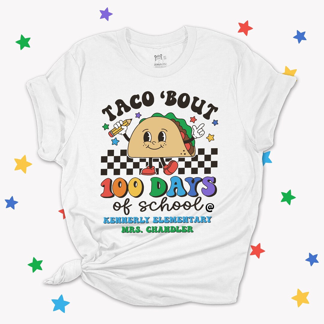 100th Day Of School Pink Teachers Student 100 Days Of School T- Shirt For Men Women Girls Kids
