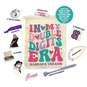 double digits birthday eras party favors a new era 10th birthday party party favor bags 10th birthday taylor inspired birthday party favors