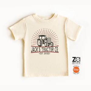 retro tractor birthday shirt personalized tractor birthday boys tractor co simple tractor birthday first second birthday cool custom retro t
