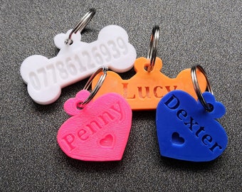 3D printed personalised dog tags