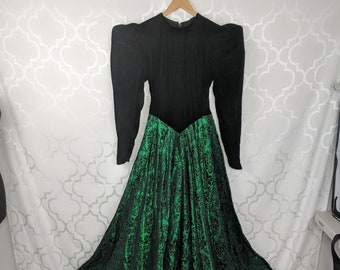 velvet brocade dress