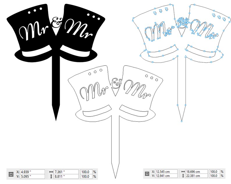 Download Kits How To Vector Template Cake Topper Template Laser Cut Cake Topper Mr And Mrs Wedding Sign Svg Cut File Mr And Mr Mrs And Mrs Decor For Cake Craft Supplies